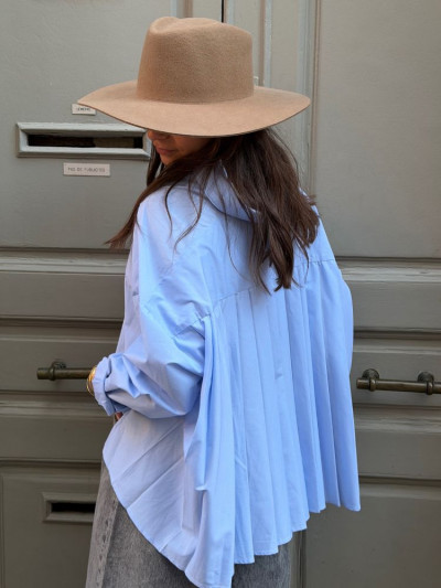 Chemise VAEA bleu ciel 2