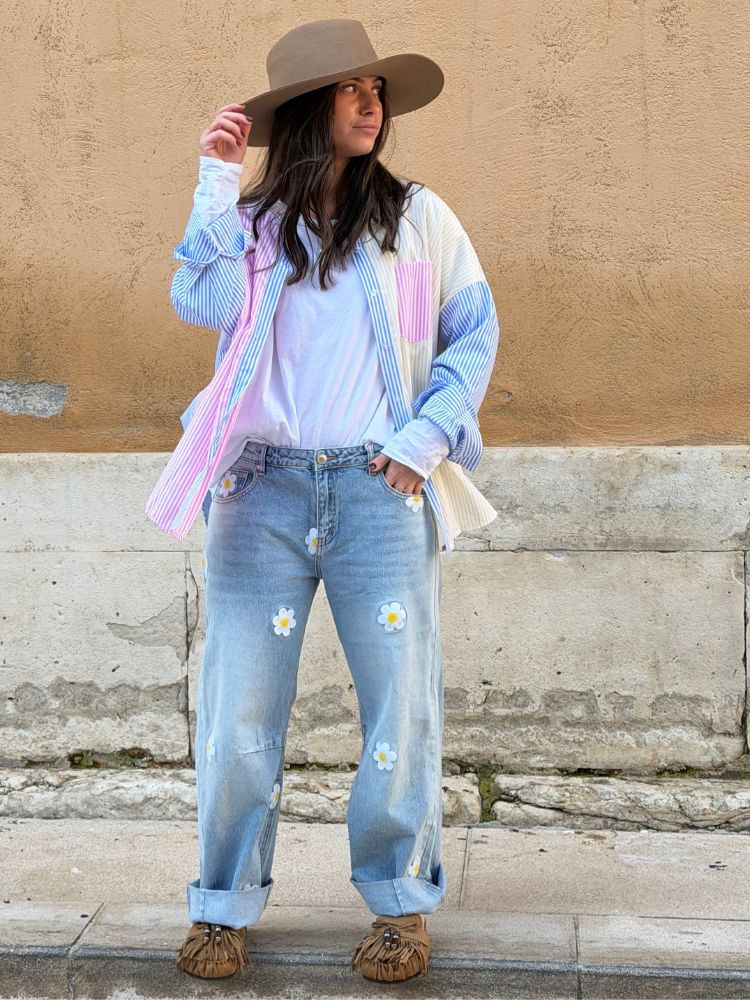 Jean BB à fleurs