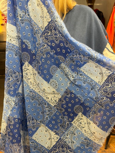 Foulard WENDY bleu 2