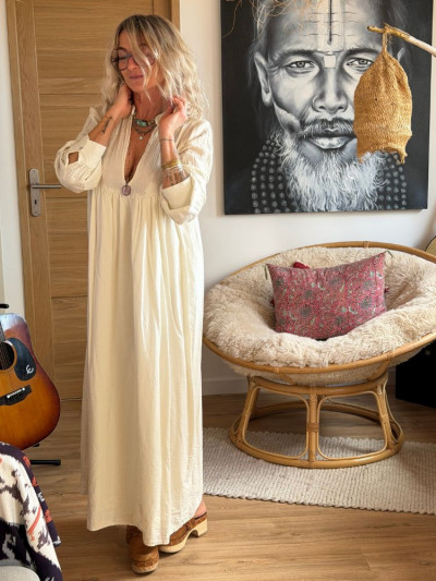 Robe ELEONOR écru