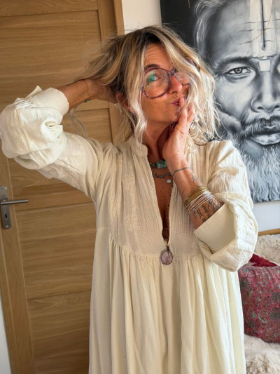 Robe ELEONOR écru