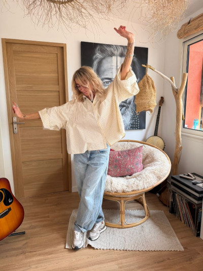 Chemise ELENA jaune 2