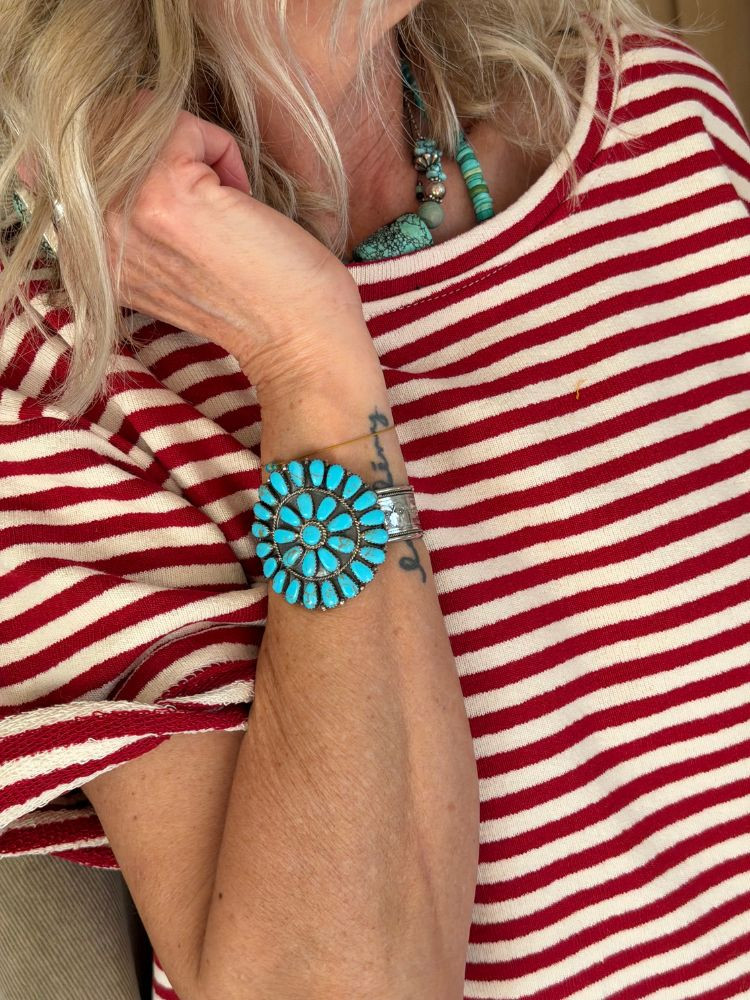 T-shirt TOINE marinière rouge