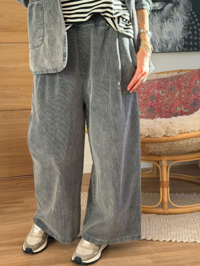 Pantalon PORTO gris