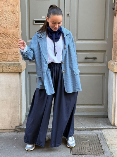 Pantalon CARA marine 2