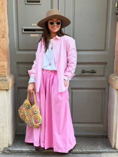 Pantalon CARA rose 2