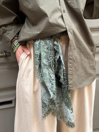 Foulard WENDY kaki 2