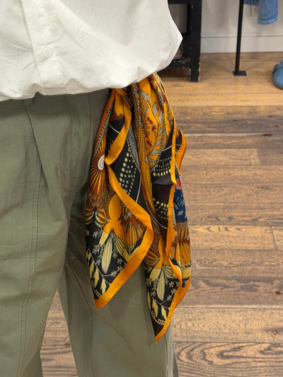 Foulard IRENE orange multi 2