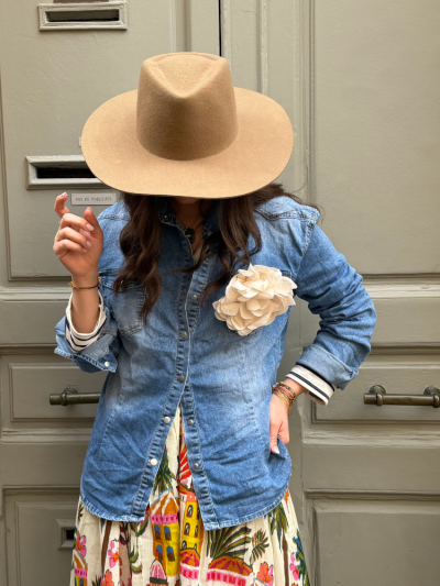 Chemise SUZAN bleu 2