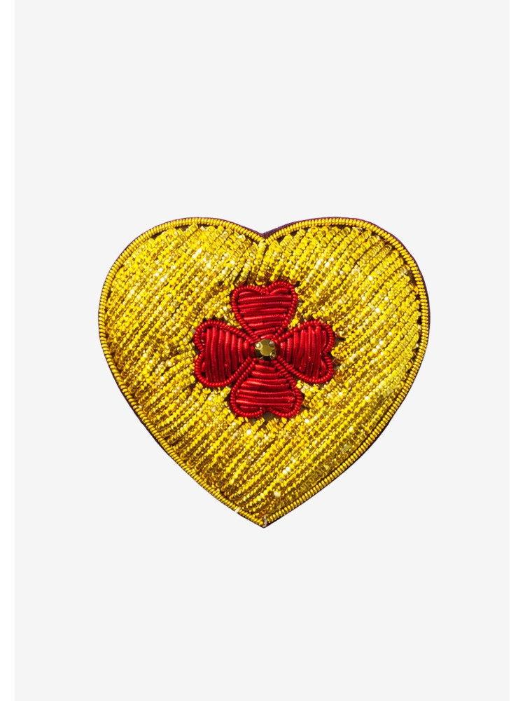 Broche TREFLE doré