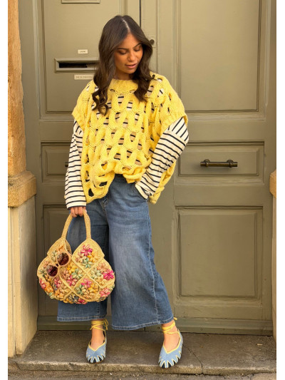 Bermuda KITTY bleu 2