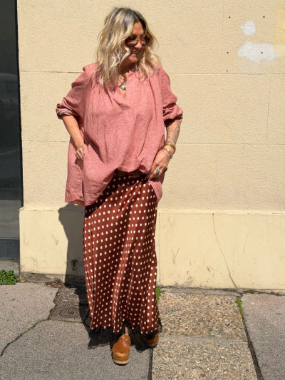 Tunique LEONARD rose 2