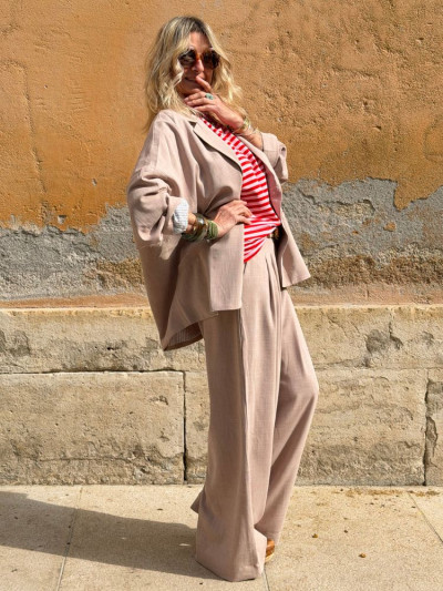 Pantalon DEVA rose 2