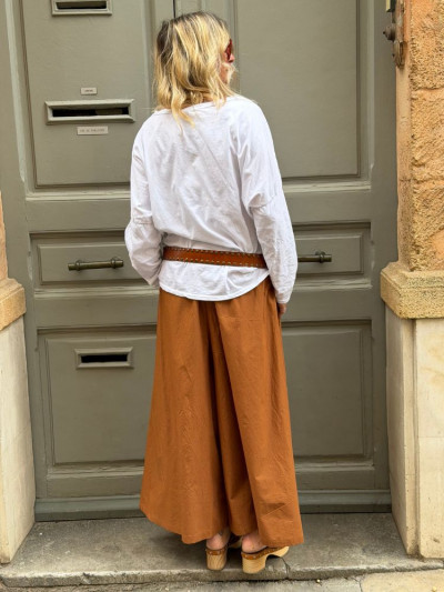 T-shirt NINETTE loose blanc