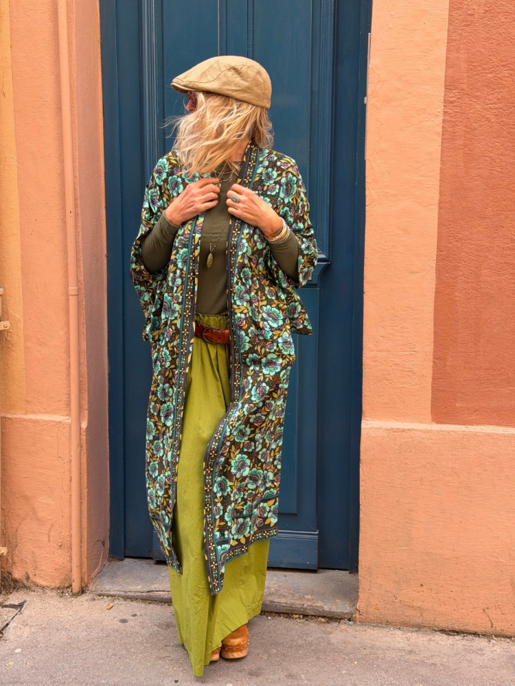 Pantalon CARA vert olive