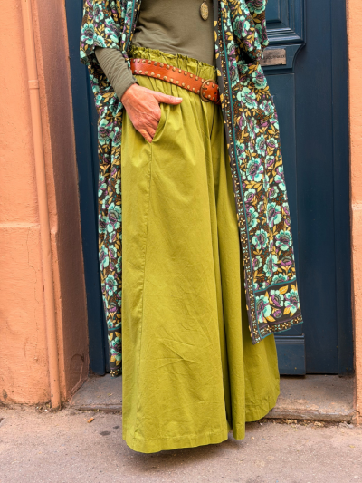 Pantalon CARA vert olive