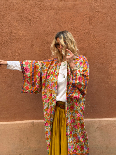 Kimono BILY long vert 2