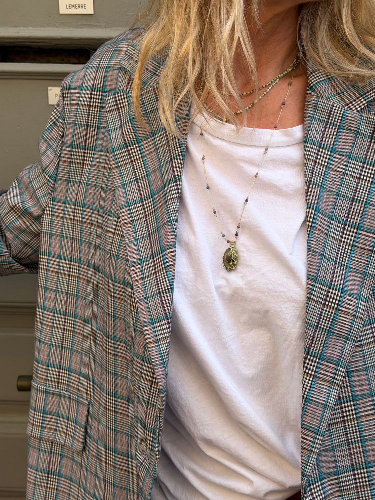 T-shirt NINETTE loose blanc
