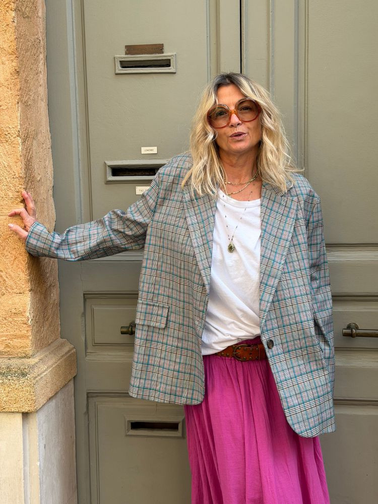 T-shirt NINETTE loose blanc
