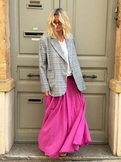 Blazer MERINI à carreaux 2