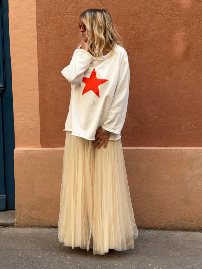 Sweat BASILICO blanc 2