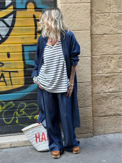 T-shirt KRIS marinière 2