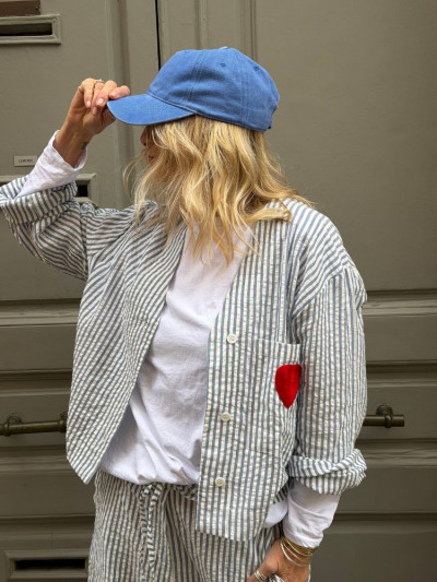 Veste MOLLIE rayé bleu