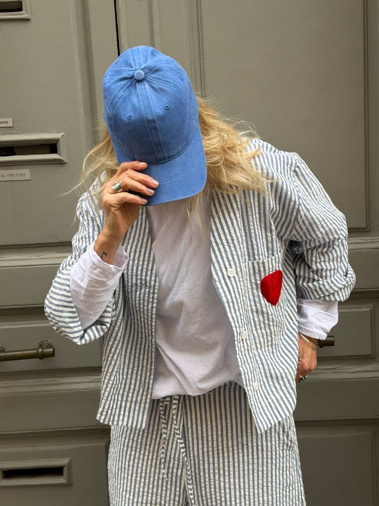 Veste MOLLIE rayé bleu