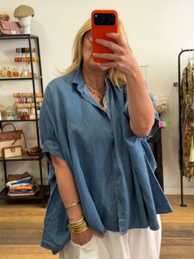 Chemise MARGAUX bleu