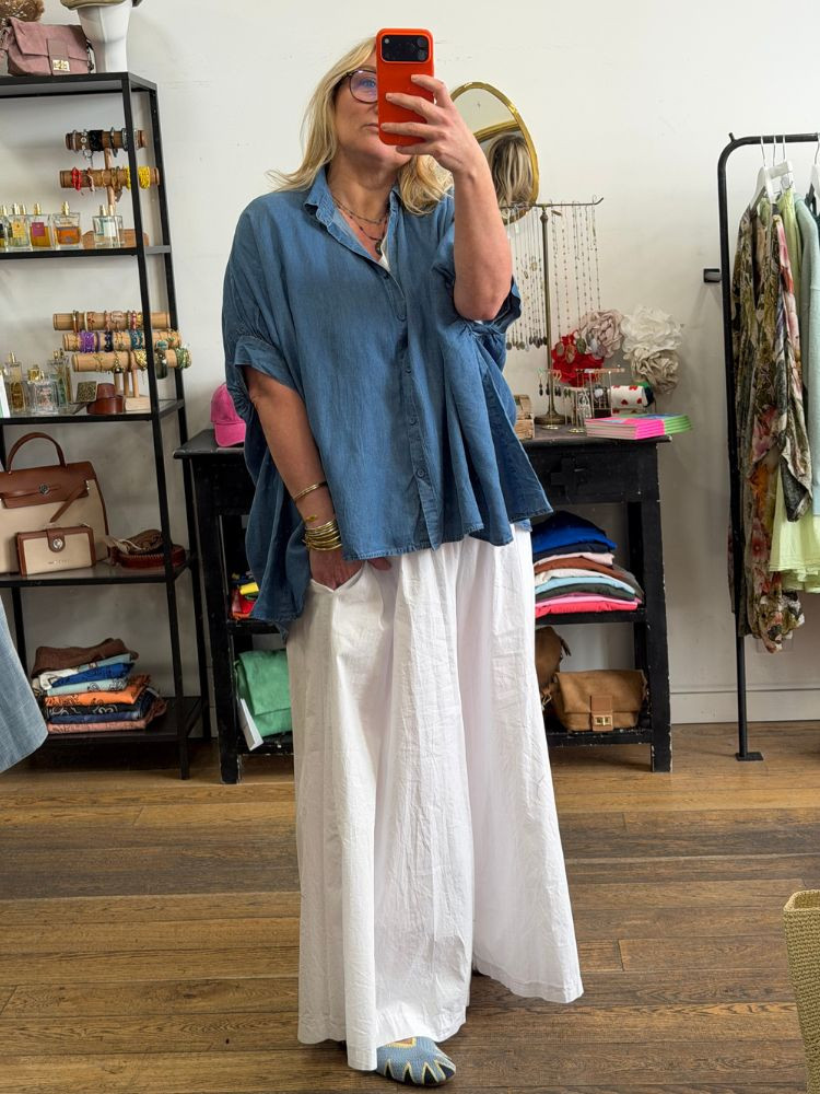 Chemise MARGAUX bleu