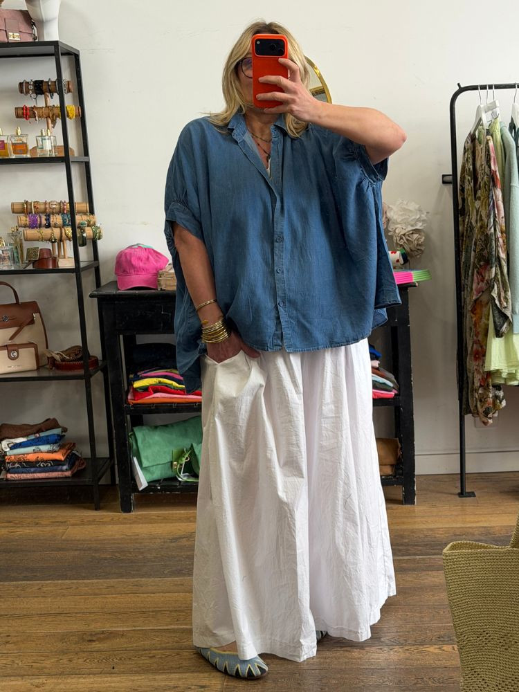 Chemise MARGAUX bleu