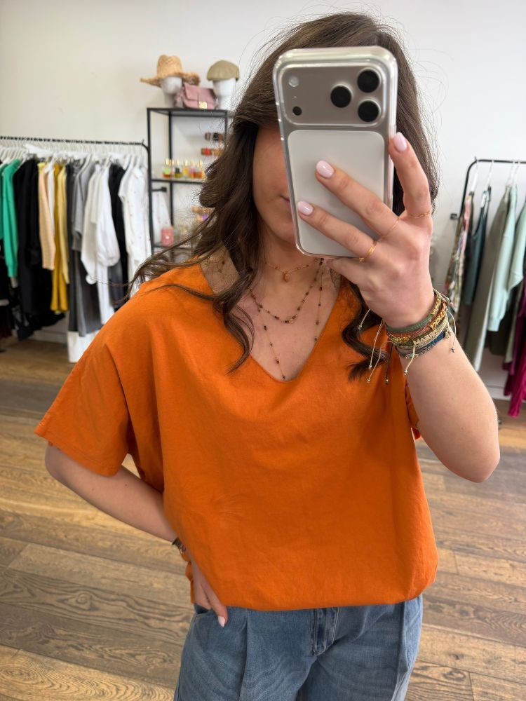 T-shirt TILLY terra cotta
