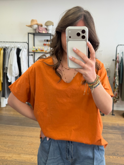 T-shirt TILLY terra cotta