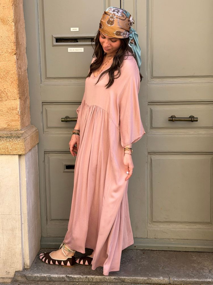 Robe PAOLA rose poudré