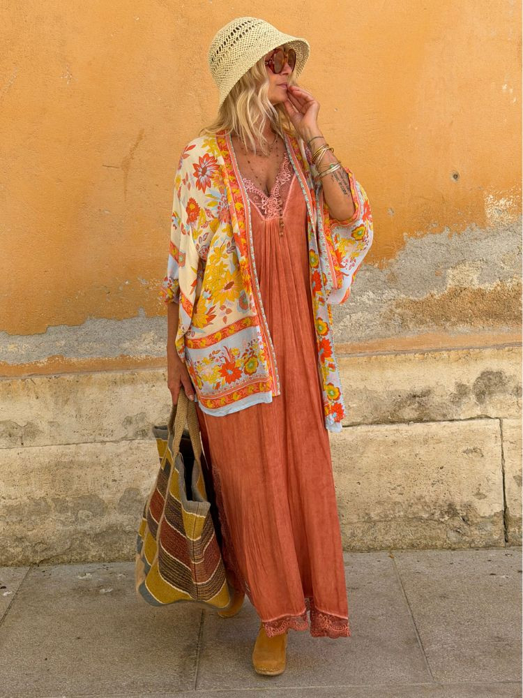 Robe JENA brique