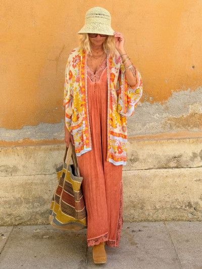 Robe JENA brique