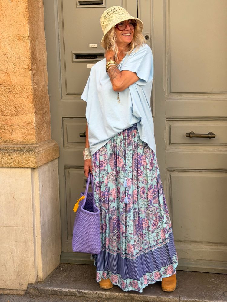 T-shirt TILLY bleu ciel