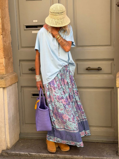 T-shirt TILLY bleu ciel