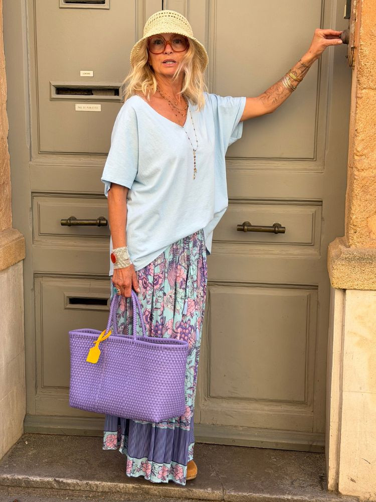 T-shirt TILLY bleu ciel