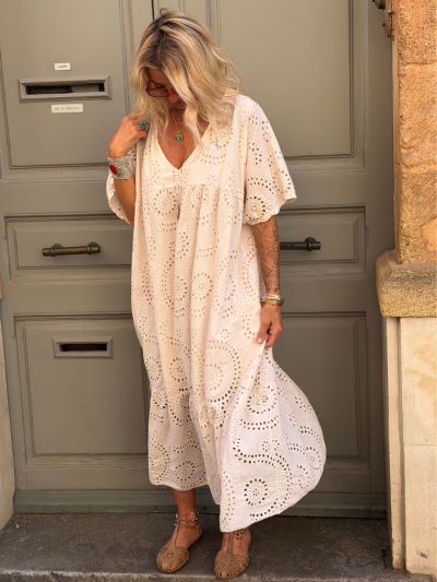 Robe LYA écru 2