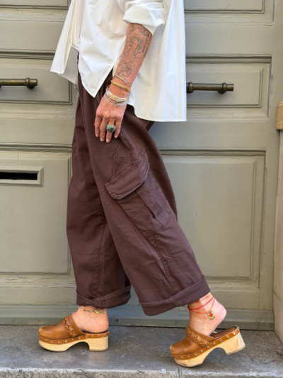 Pantalon ALIX choco