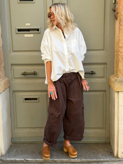 Pantalon ALIX choco