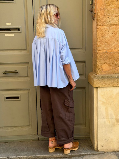 Chemise VAEA bleu ciel