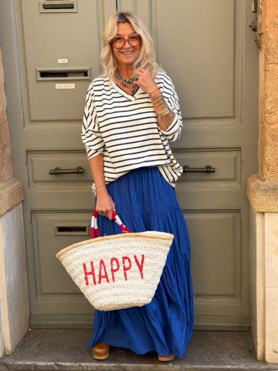 Panier HAPPY blanc 2