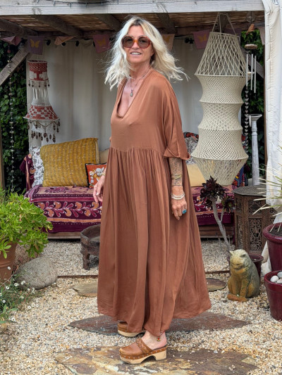 Robe PAOLA marron