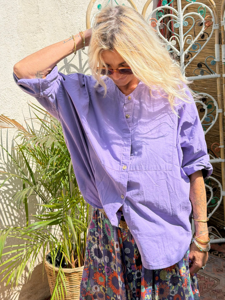 Chemise LINA violet