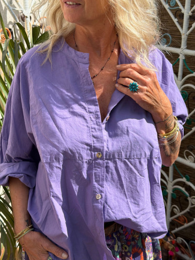 Chemise LINA violet
