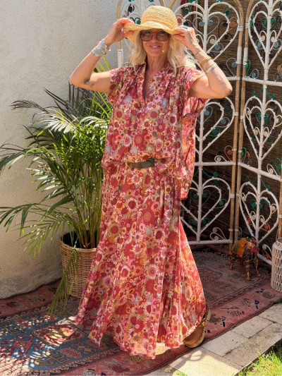 Blouse YSEE cerise 2