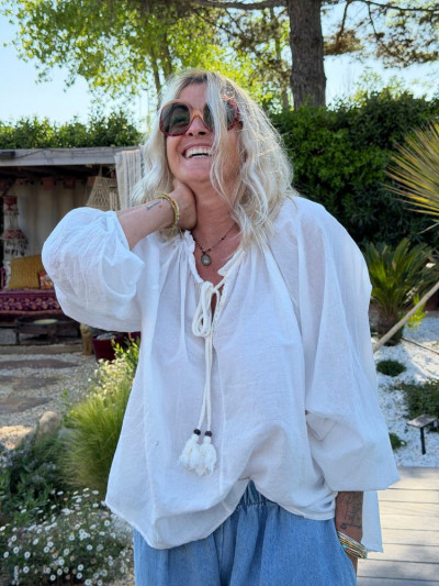 Blouse ANNA blanc