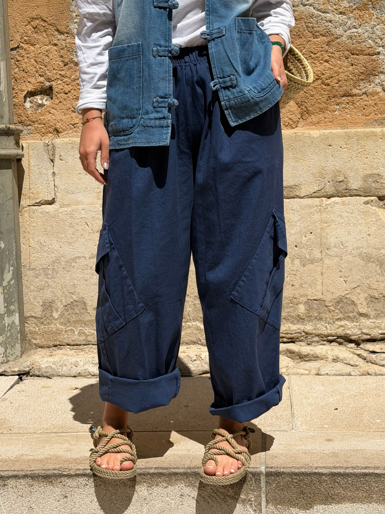 Pantalon SOLINE marine